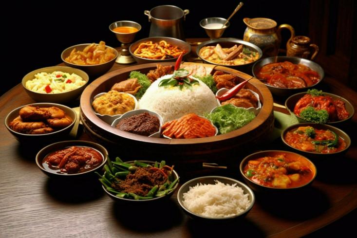 Bangladeshi buffet at Vojon Bilash